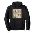 Wildflowers Botanical French Hoodie - Minimalist Print Men Women - T-Shirt, Sweatshirt, Hoodie