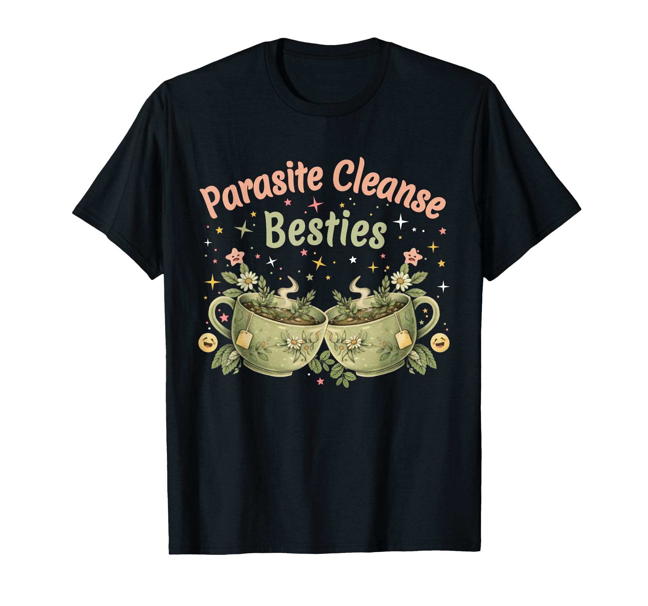 Funny Wellness Vibes Aesthetic Tea T-Shirt - Aesthetic Graphic Unisex - T-Shirt, Sweatshirt, Hoodie