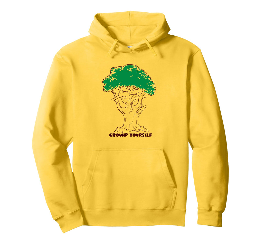 Ground Yourself Yoga Lover Tree Hoodie - Casual Everyday Wear for Adults - T-Shirt, Sweatshirt, Hoodie
