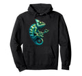 Meditation Chameleon Yoga Pose Hoodie - Custom Art Print Men Women - T-Shirt, Sweatshirt, Hoodie