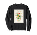 Botanical Floral Pattern Nature Sweatshirt - Streetwear Style for Adults - T-Shirt, Sweatshirt, Hoodie