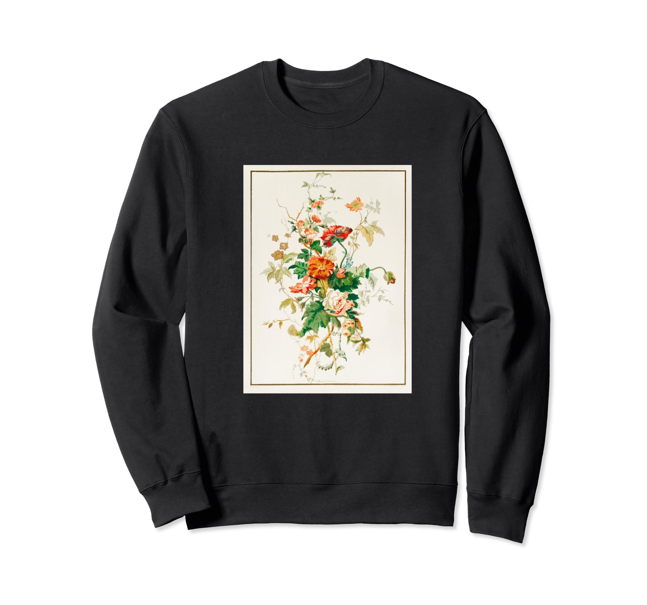 Botanical Floral Pattern Nature Sweatshirt - Streetwear Style for Adults - T-Shirt, Sweatshirt, Hoodie