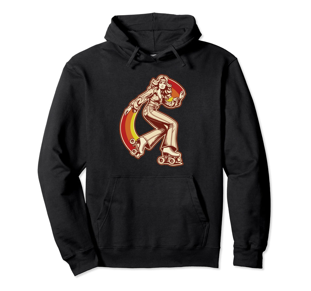 Groovy Glide Roller Skating Hoodie - Novelty Apparel Unisex - T-Shirt, Sweatshirt, Hoodie