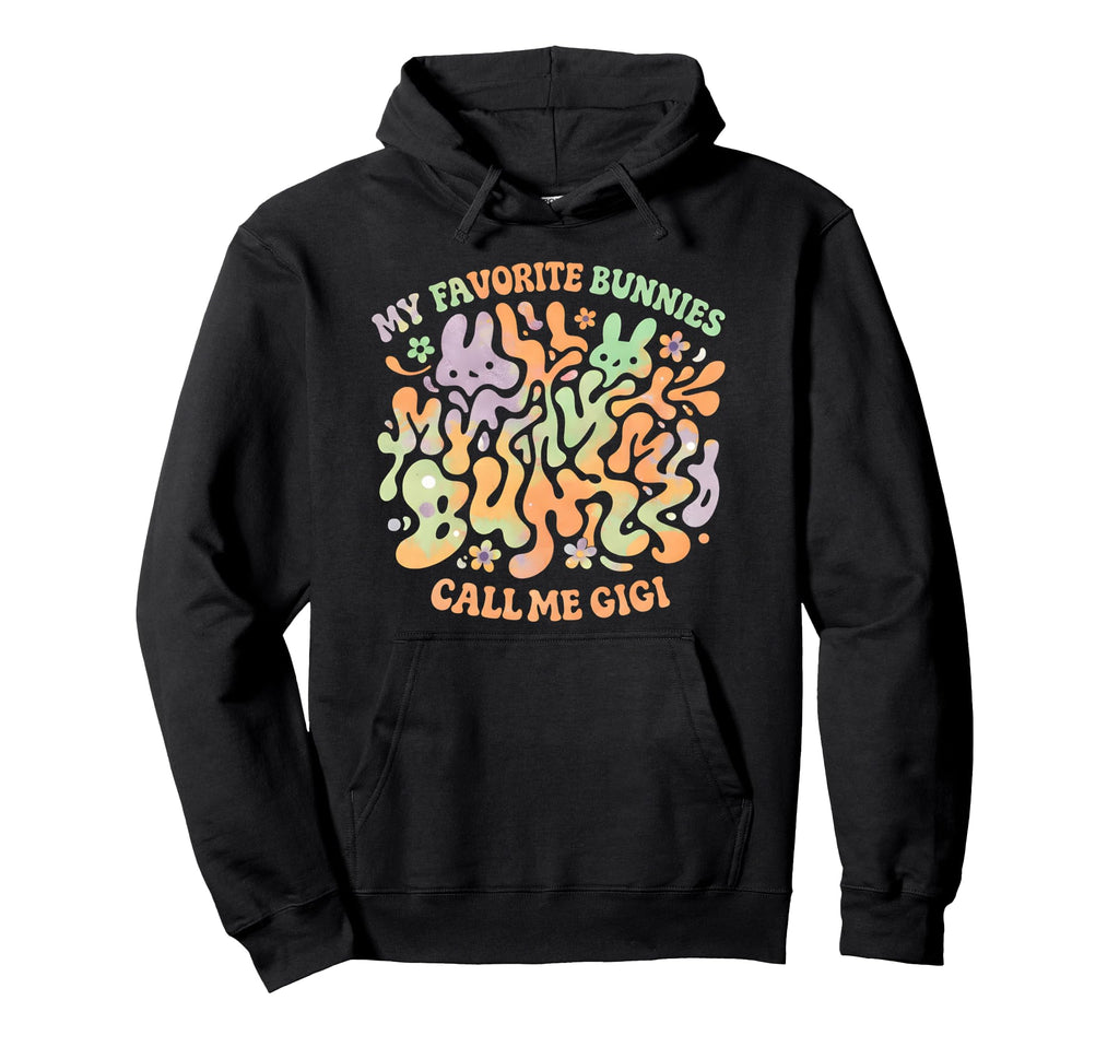 Best Bunnies Call Me Gigi Groovy Hoodie - Casual Everyday Wear for Adults - T-Shirt, Sweatshirt, Hoodie