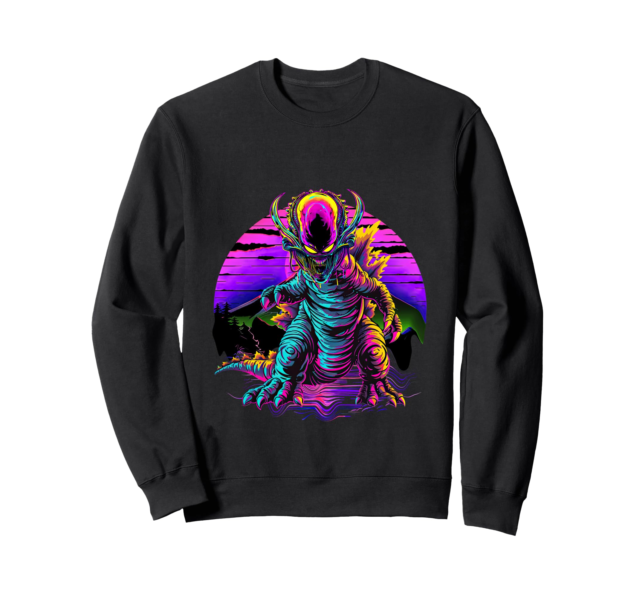 Funny Streetwear Synthwave 80S 90S Sweatshirt - Streetwear Style Men Women - T-Shirt, Sweatshirt, Hoodie