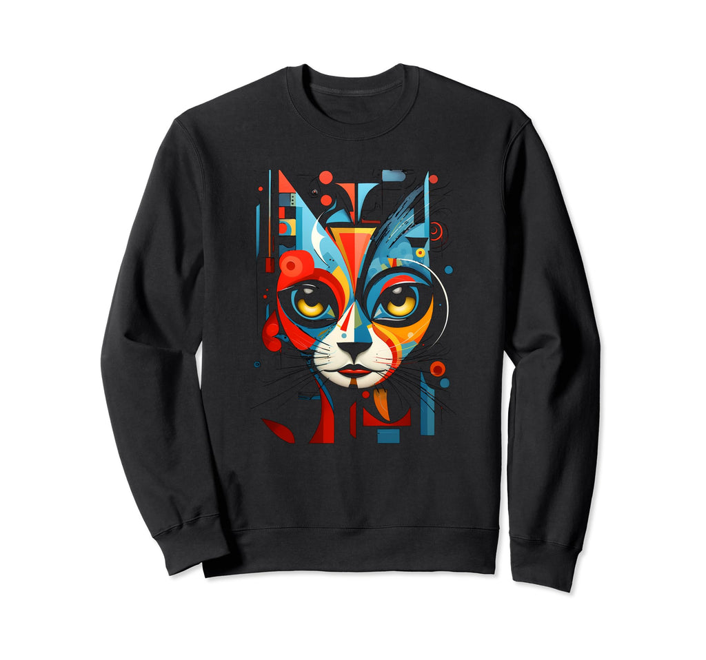 Abstract Colorful 60S 70S Stylish Sweatshirt - Novelty Apparel Men Women - T-Shirt, Sweatshirt, Hoodie