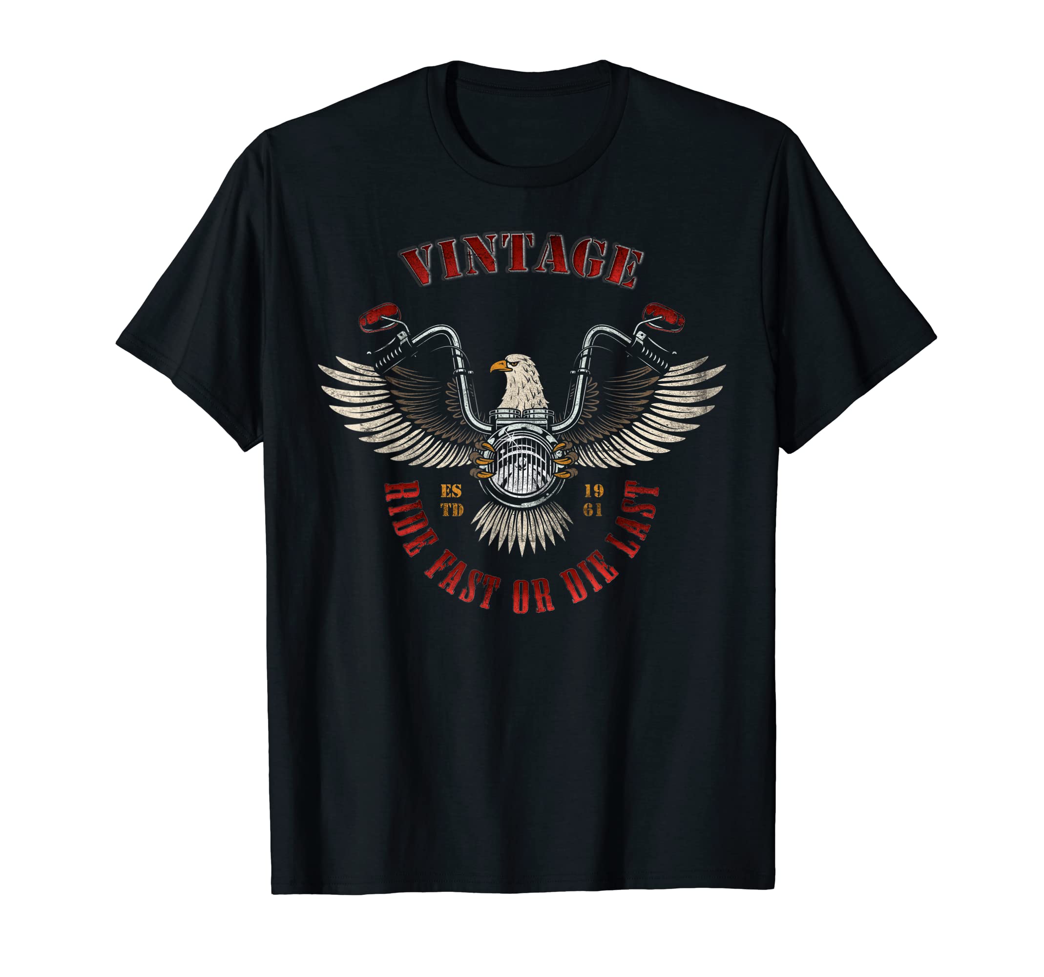 American Motorcycle Ride Fast Or Die T-Shirt - Graphic Print for Adults - T-Shirt, Sweatshirt, Hoodie