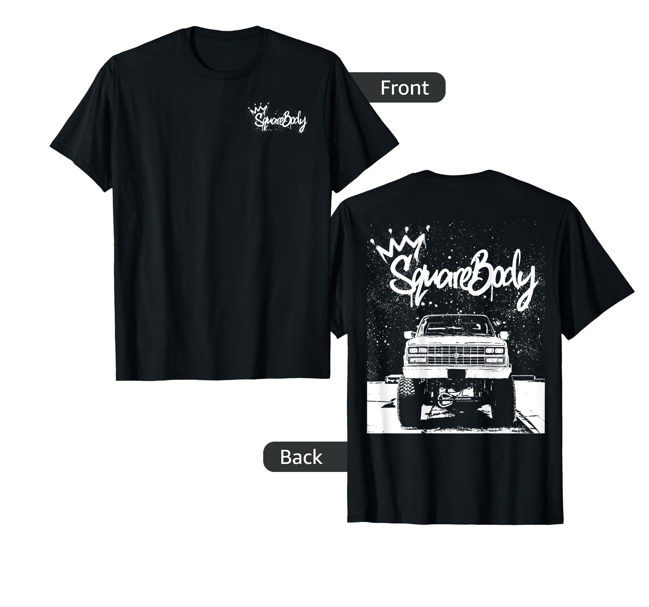 Squarebody C10 Truck Square Body Nation T-Shirt - Graphic Print Unisex - T-Shirt, Sweatshirt, Hoodie
