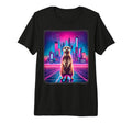 Synthwave Aesthetic Meerkat Lover Stuff T-Shirt - Custom Art Print Unisex - T-Shirt, Sweatshirt, Hoodie