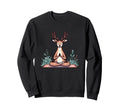 Meditation Deer Yoga Pose Relaxing Sweatshirt - Graphic Print for Adults - T-Shirt, Sweatshirt, Hoodie