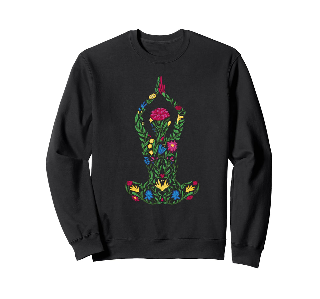 Yoga Meditation Mandala Spiritual Sweatshirt - Custom Art Print Men Women - T-Shirt, Sweatshirt, Hoodie