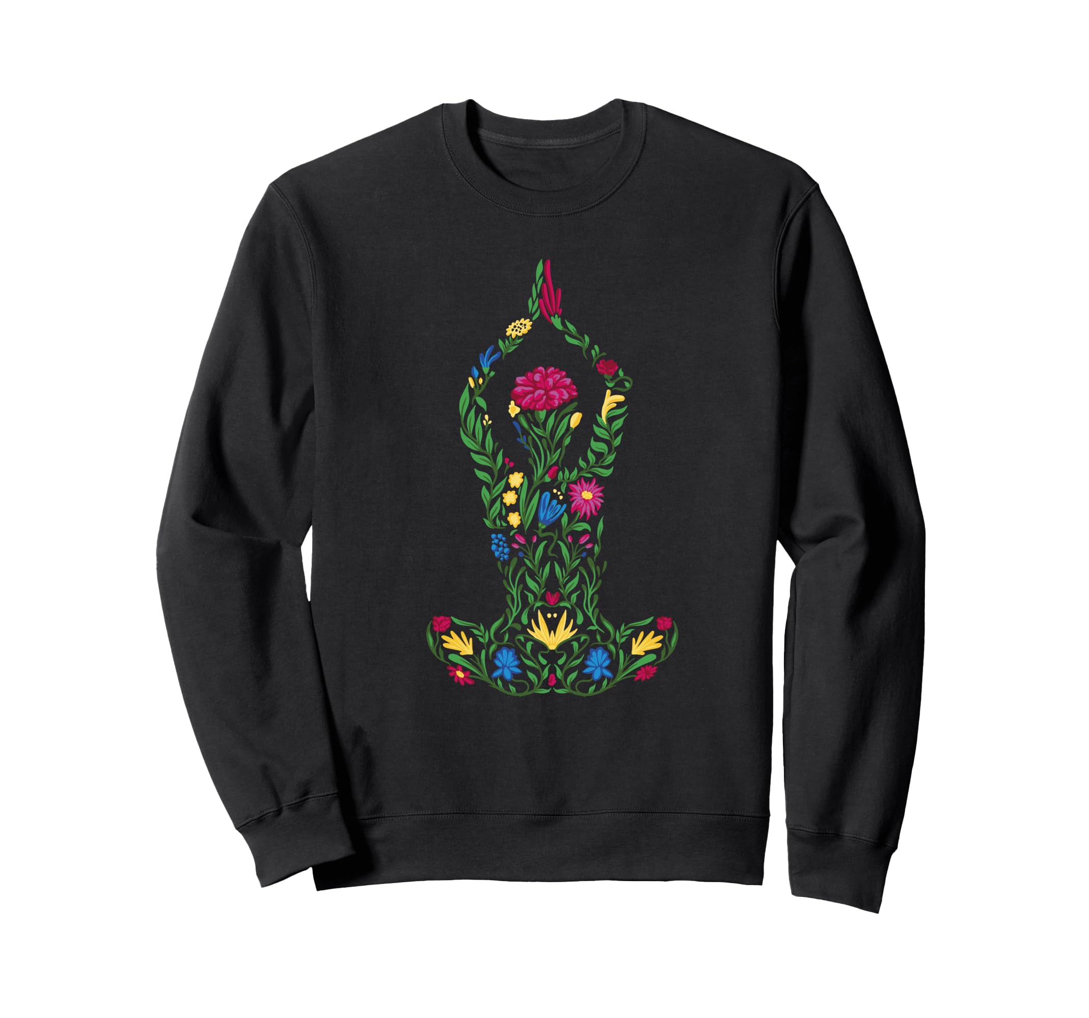 Yoga Meditation Mandala Spiritual Sweatshirt - Custom Art Print Men Women - T-Shirt, Sweatshirt, Hoodie