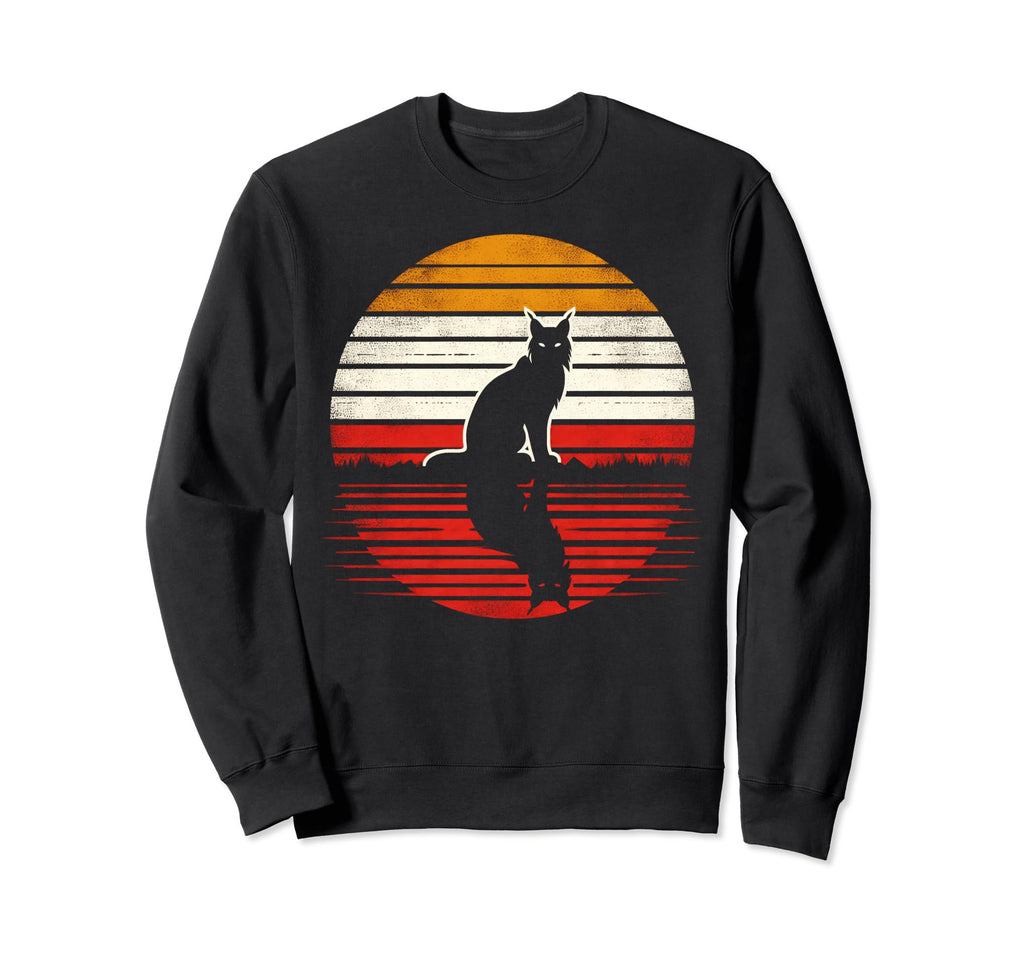 Lynx Sunset Safari 70S Sweatshirt - Custom Art Print Unisex - T-Shirt, Sweatshirt, Hoodie