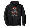 Motorcycle Biker Good Things Come To Hoodie - Unique Graphic Men Women - T-Shirt, Sweatshirt, Hoodie