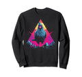 Chicken Vaporwave Retrowave Sweatshirt - Fun Novelty Design Men Women - T-Shirt, Sweatshirt, Hoodie