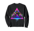 Synthwave Pyramid Cyberpunk 80S Sci Fi Sweatshirt - Novelty Apparel Unisex - T-Shirt, Sweatshirt, Hoodie