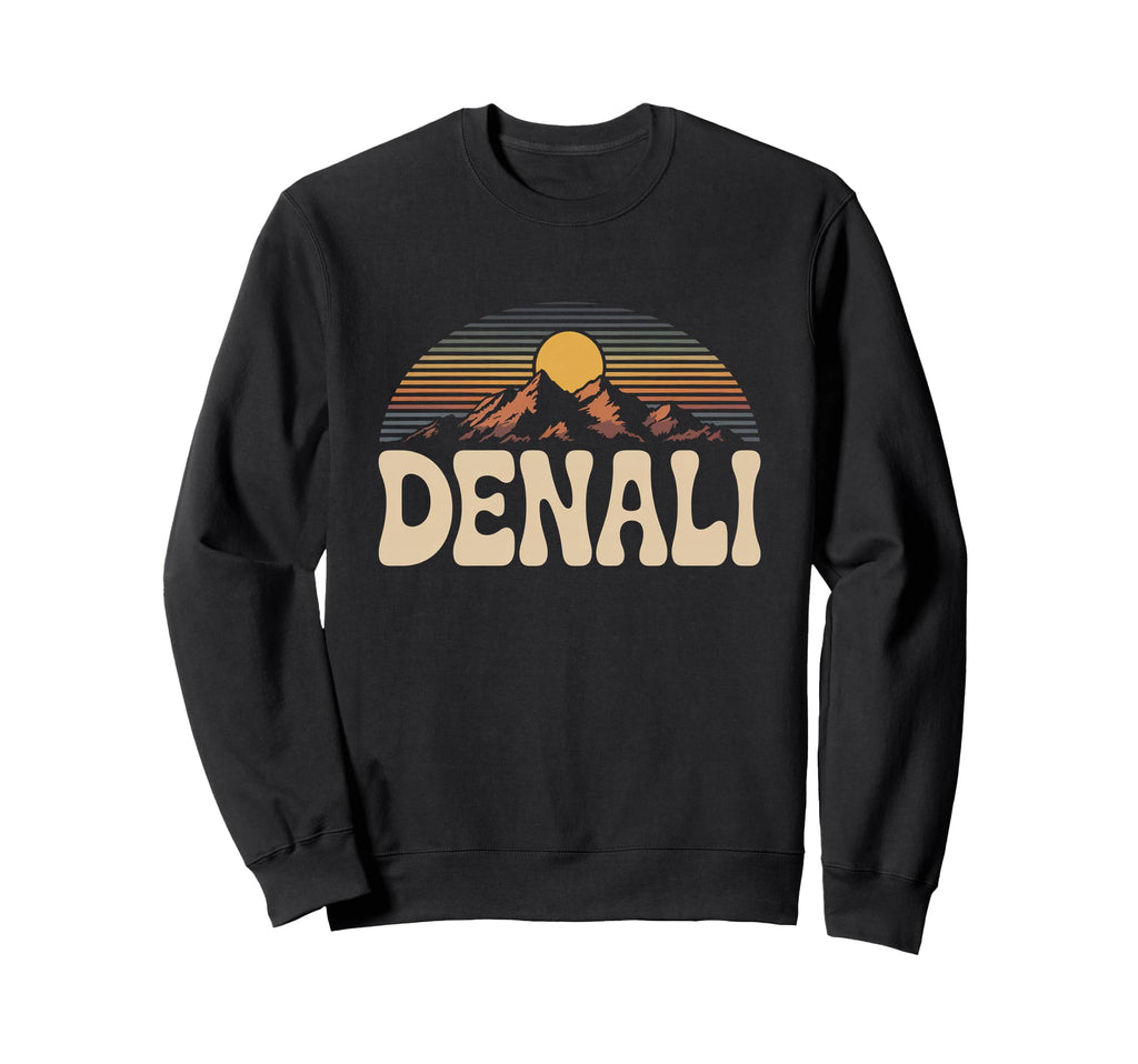 Denali National Park Sunset Sweatshirt - Casual Everyday Wear for Adults - T-Shirt, Sweatshirt, Hoodie