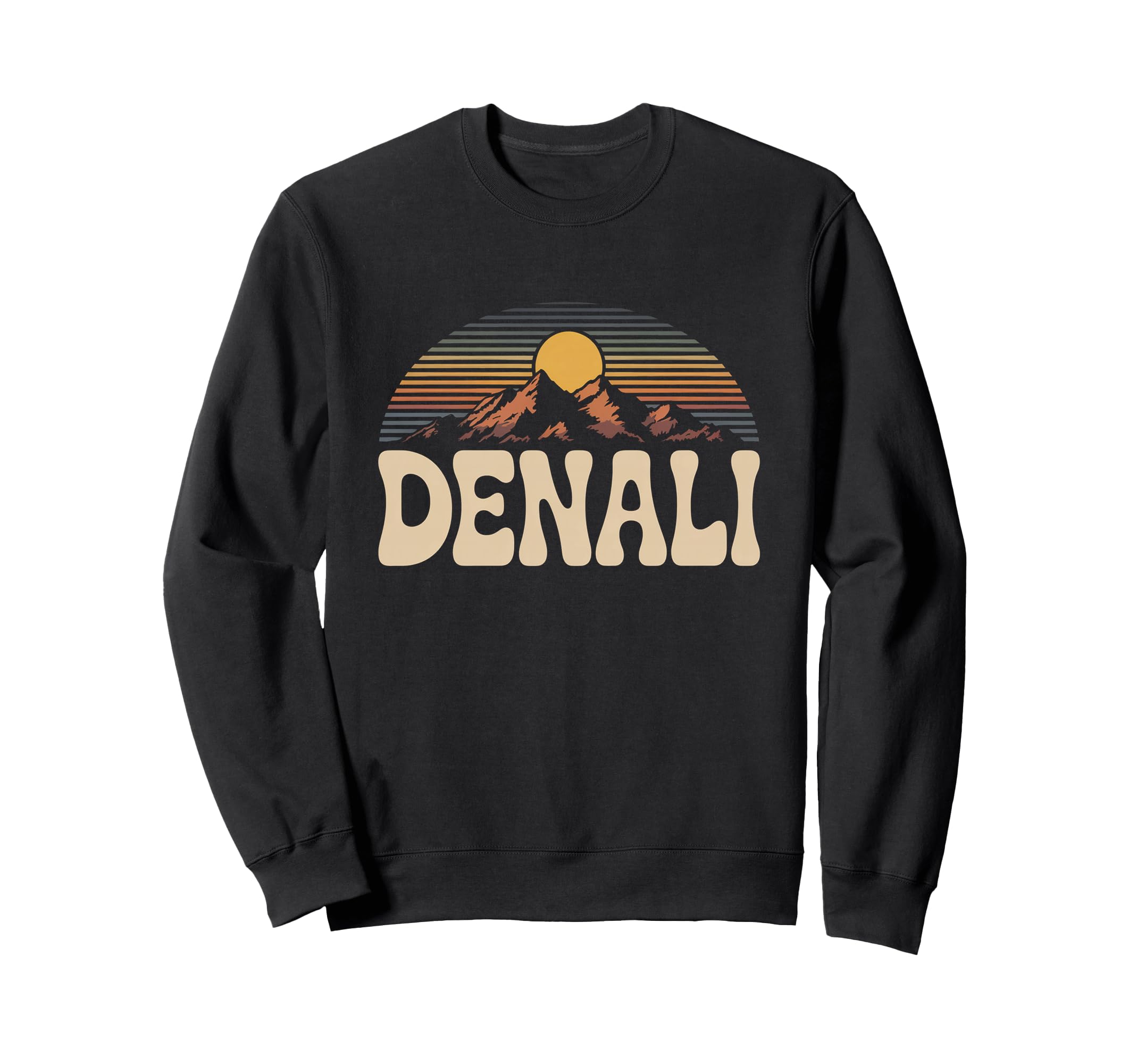 Denali National Park Sunset Sweatshirt - Casual Everyday Wear for Adults - T-Shirt, Sweatshirt, Hoodie
