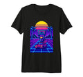 80S Synthwave Tri Blend T-Shirt - Trendy Graphic Unisex - T-Shirt, Sweatshirt, Hoodie