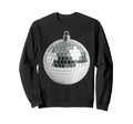 Silver Disco Ball Minimal Dancecore Sweatshirt - Unique Graphic Men Women - T-Shirt, Sweatshirt, Hoodie