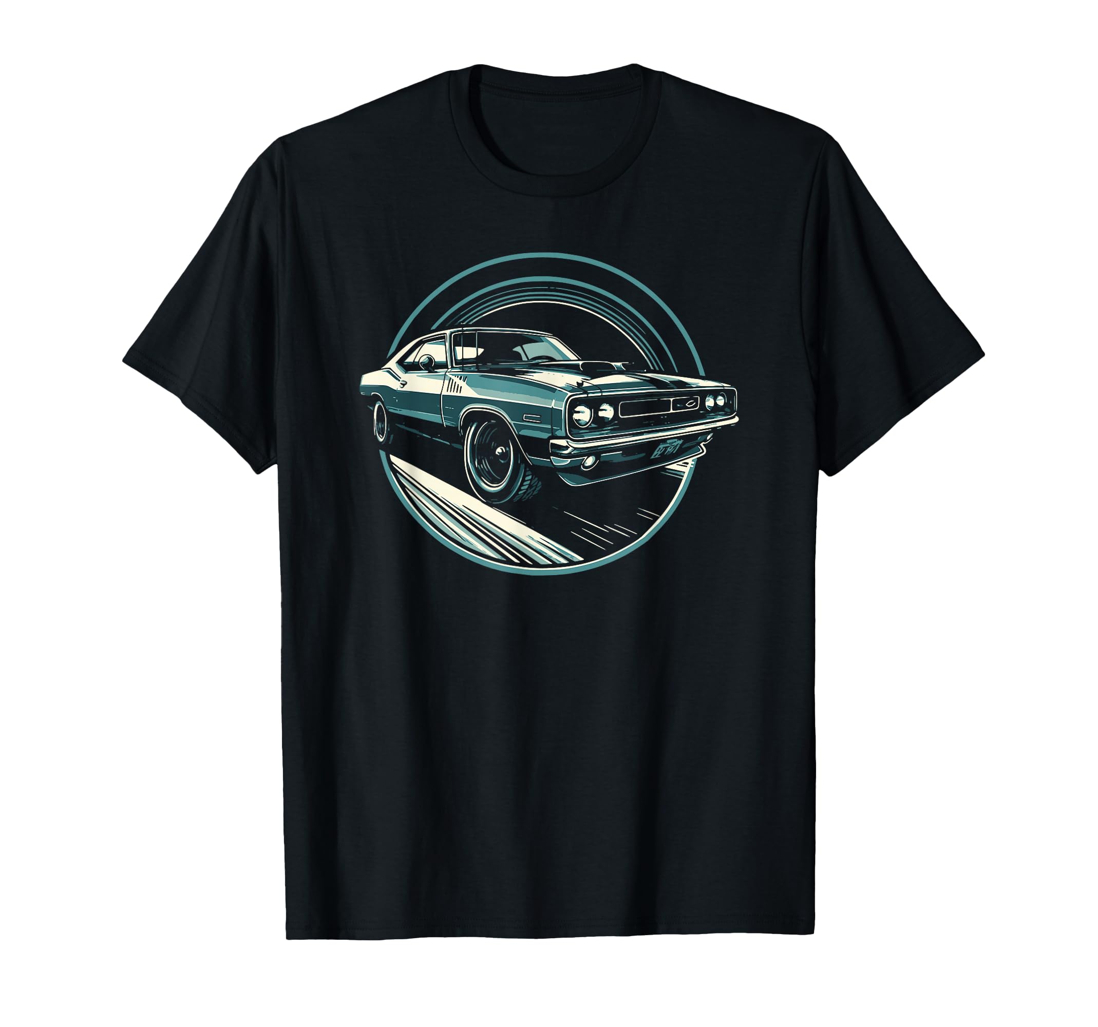 Muscle Car 60S 70S Car Lover T-Shirt - Custom Art Print Men Women - T-Shirt, Sweatshirt, Hoodie