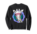 Zebra Sunglasses Synthwave 80S 90S Sweatshirt - Graphic Print Unisex - T-Shirt, Sweatshirt, Hoodie
