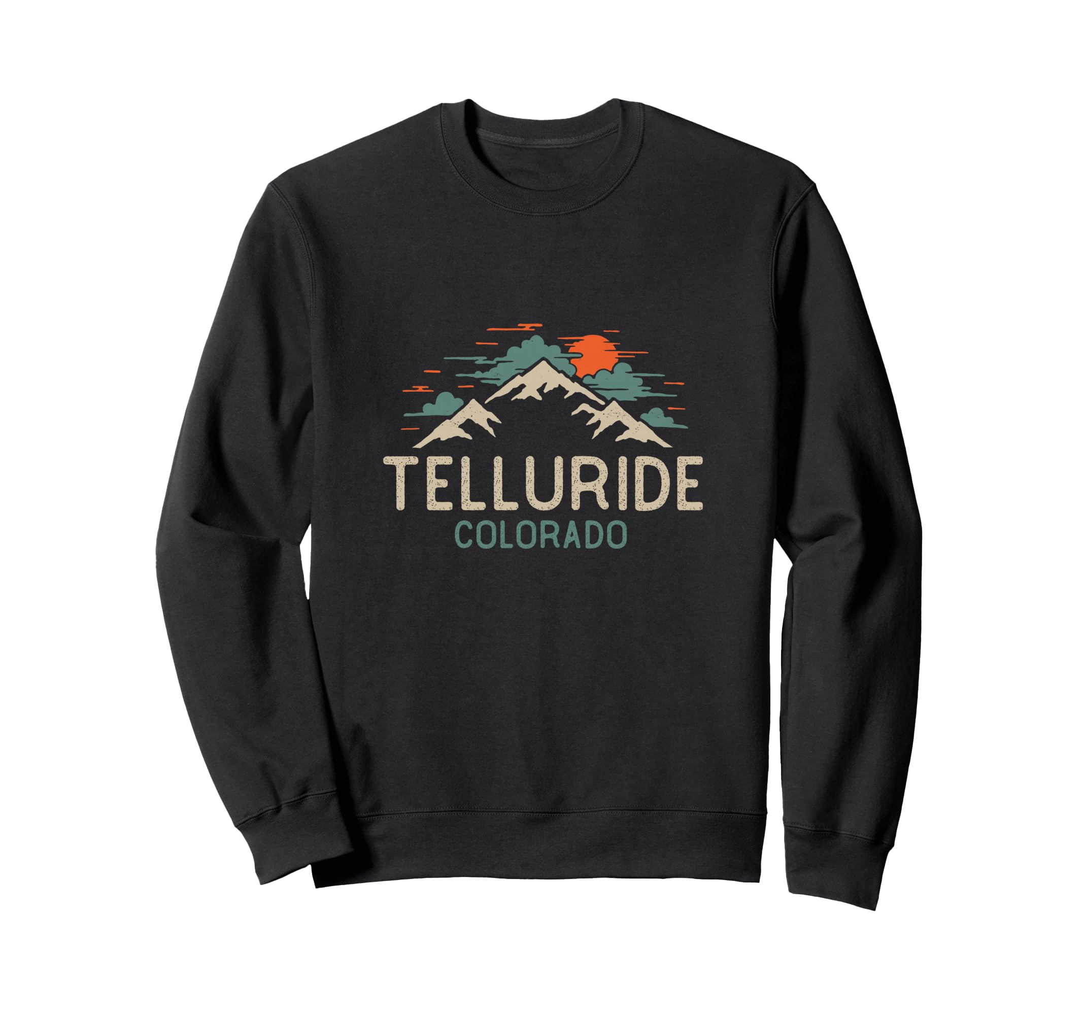 Telluride Colorado Mountain Sweatshirt - Trendy Graphic Unisex - T-Shirt, Sweatshirt, Hoodie