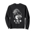 Yin Yang Tiger Dragon Tai Chi Sweatshirt - Fun Novelty Design for Adults - T-Shirt, Sweatshirt, Hoodie