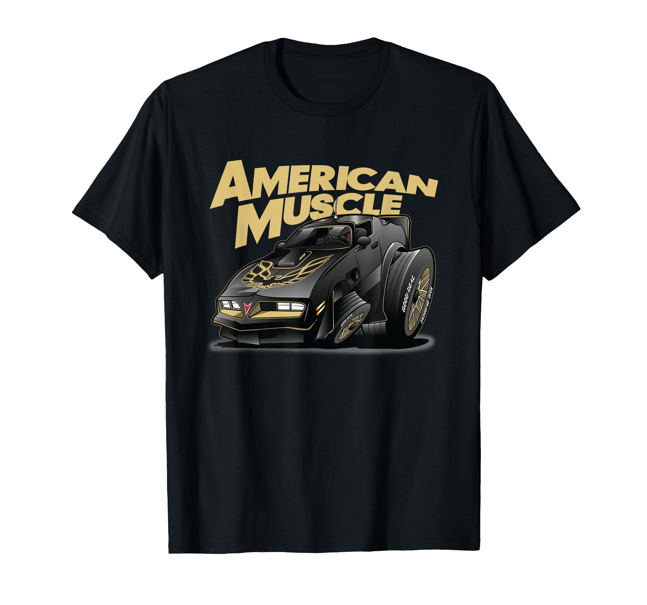 American Muscle Hot Rod 400 Firebird T-Shirt - Novelty Apparel Men Women - T-Shirt, Sweatshirt, Hoodie