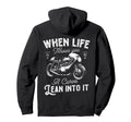 Mens Motorbike Birthday Funny Old Hoodie - Minimalist Print for Adults - T-Shirt, Sweatshirt, Hoodie