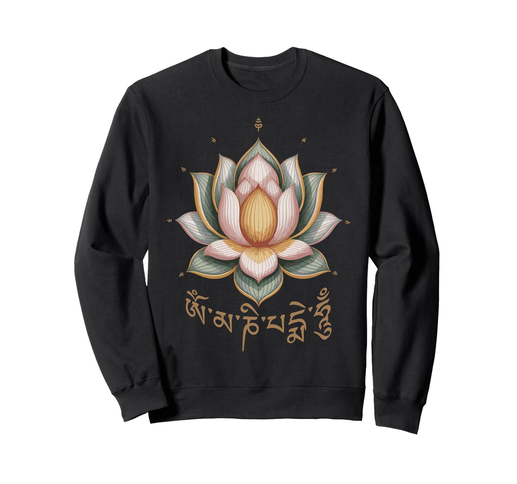 Om Mani Padme Hum Meditation Sweatshirt - Casual Everyday Wear for Adults - T-Shirt, Sweatshirt, Hoodie