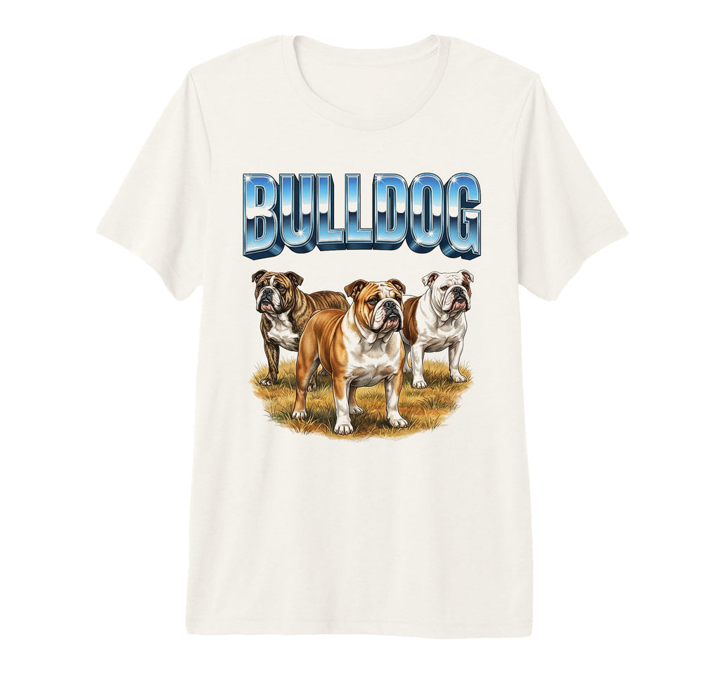 Bulldog 90S Dog Lover 80S Bulldog Owner T-Shirt - Aesthetic Graphic Unisex - T-Shirt, Sweatshirt, Hoodie