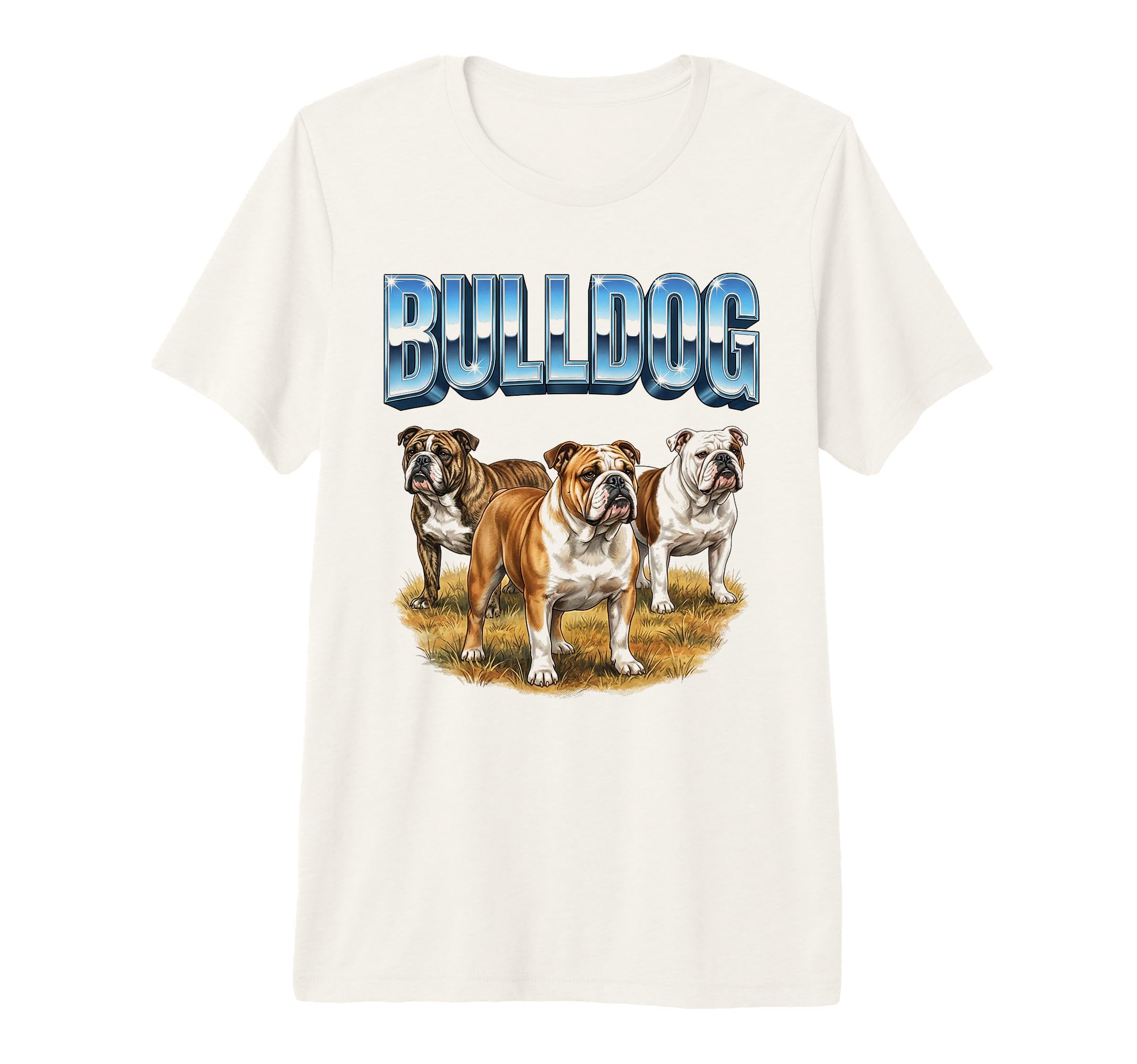 Bulldog 90S Dog Lover 80S Bulldog Owner T-Shirt - Aesthetic Graphic Unisex - T-Shirt, Sweatshirt, Hoodie