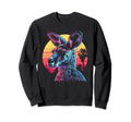 Kangaroo Vaporwave Aesthetic Sweatshirt - Fun Novelty Design Unisex - T-Shirt, Sweatshirt, Hoodie