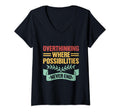 Overthinking Overthinker Funny Sarcasm T-Shirt - Novelty Apparel Men Women - T-Shirt, Sweatshirt, Hoodie