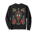 American Traditional Old School Tattoos Sweatshirt - Trendy Graphic Unisex - T-Shirt, Sweatshirt, Hoodie