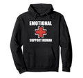 Emotional Support Human Service Dog Love Hoodie - Trendy Graphic for Adults - T-Shirt, Sweatshirt, Hoodie