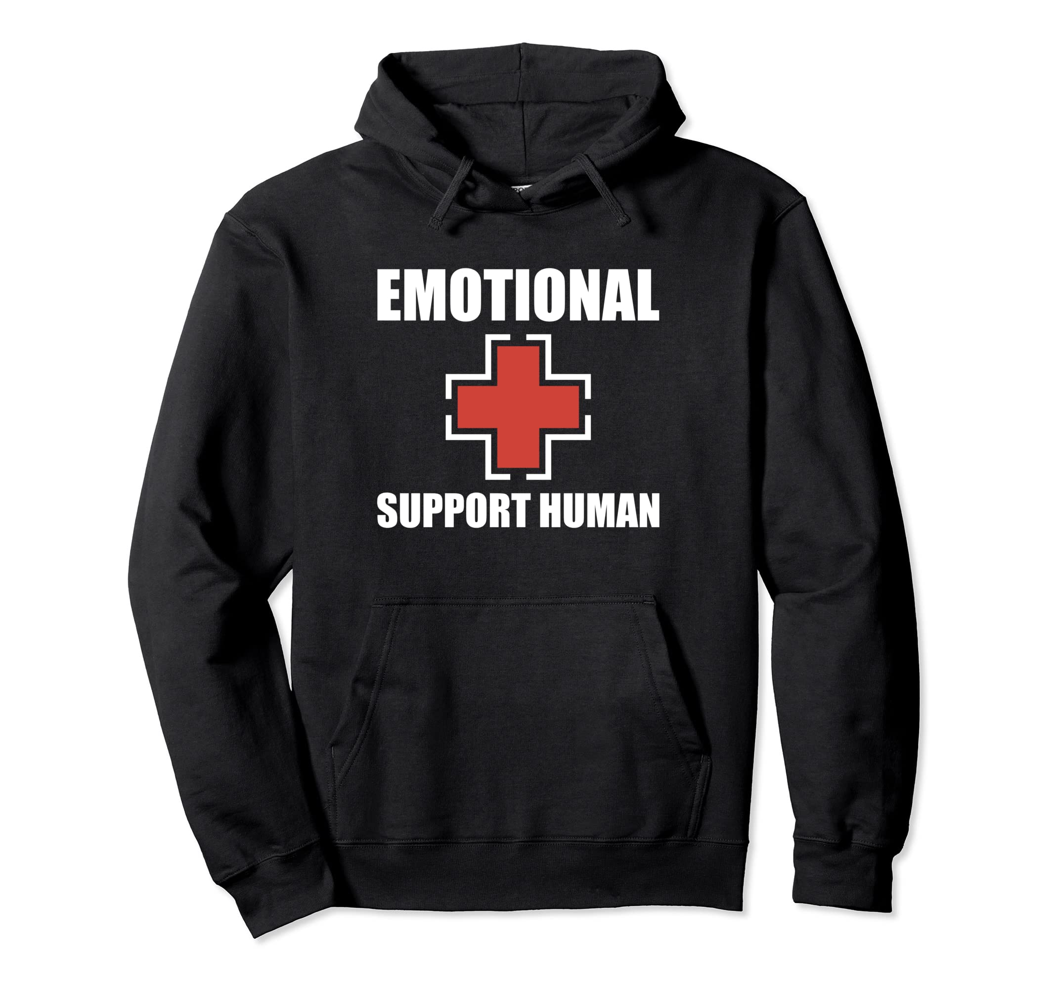 Emotional Support Human Service Dog Love Hoodie - Trendy Graphic for Adults - T-Shirt, Sweatshirt, Hoodie