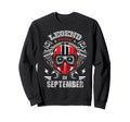 Biker Born September Motorcycle Sweatshirt - Novelty Apparel Men Women - T-Shirt, Sweatshirt, Hoodie