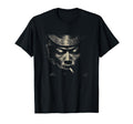 Lonely Western Cowboy Smoking Portrait T-Shirt - Trendy Graphic Unisex - T-Shirt, Sweatshirt, Hoodie