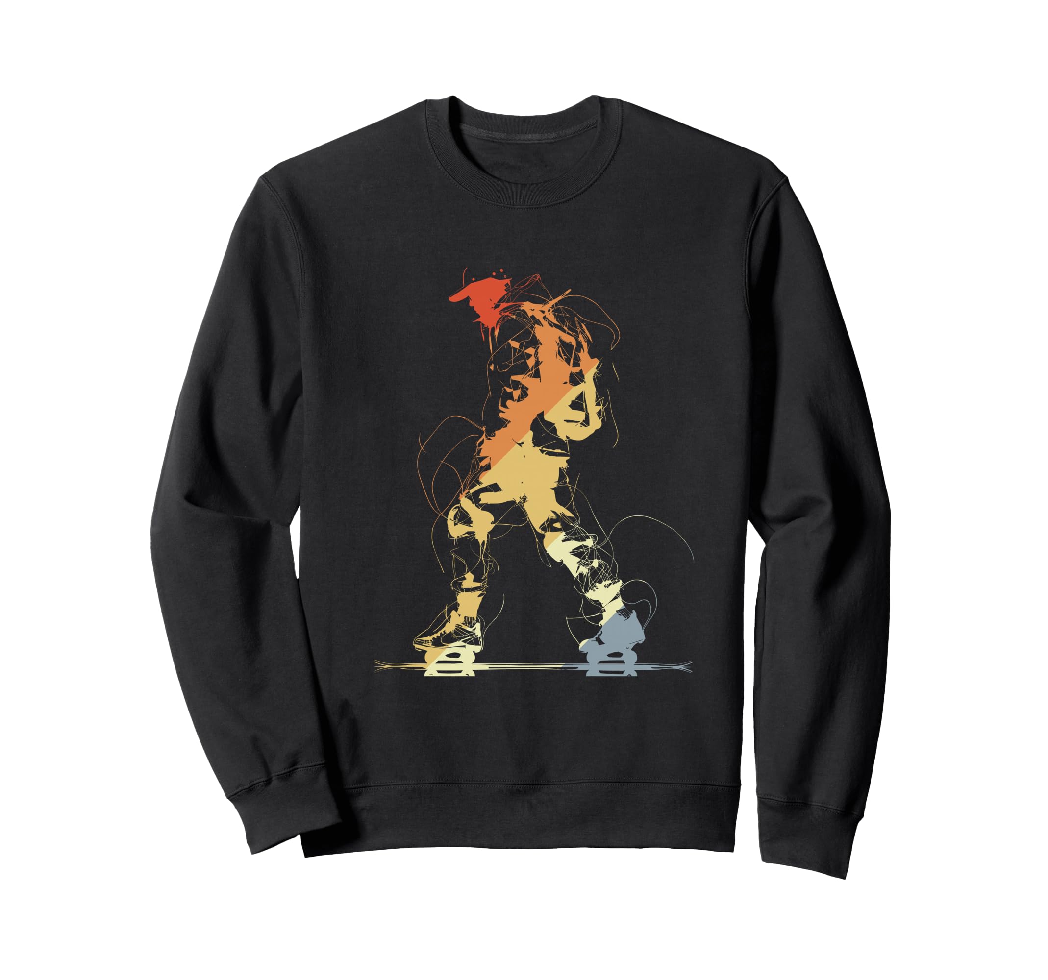 Roller Skater Sweatshirt - Aesthetic Graphic Men Women - T-Shirt, Sweatshirt, Hoodie