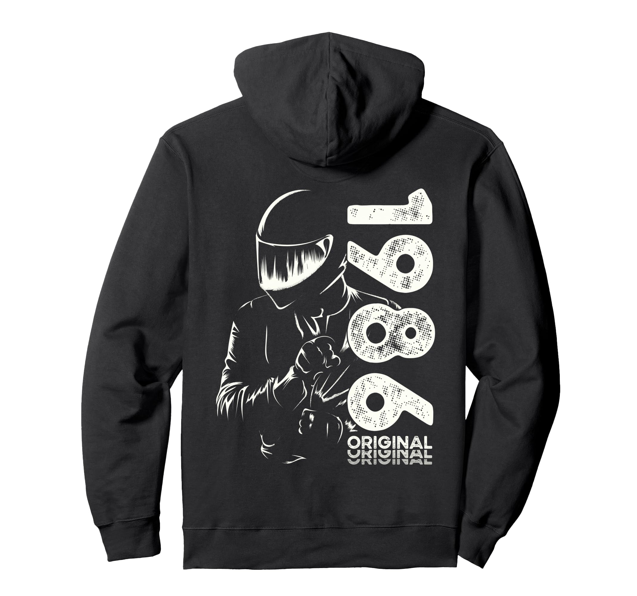 40Th Birthday Motorcycle Motorcyclist Hoodie - Aesthetic Graphic Unisex - T-Shirt, Sweatshirt, Hoodie