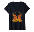 Womens Antisocial Butterfly V Neck T-Shirt - Novelty Apparel Unisex - T-Shirt, Sweatshirt, Hoodie