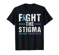 Suicide Awareness Fight Stigma T-Shirt - Aesthetic Graphic Men Women - T-Shirt, Sweatshirt, Hoodie