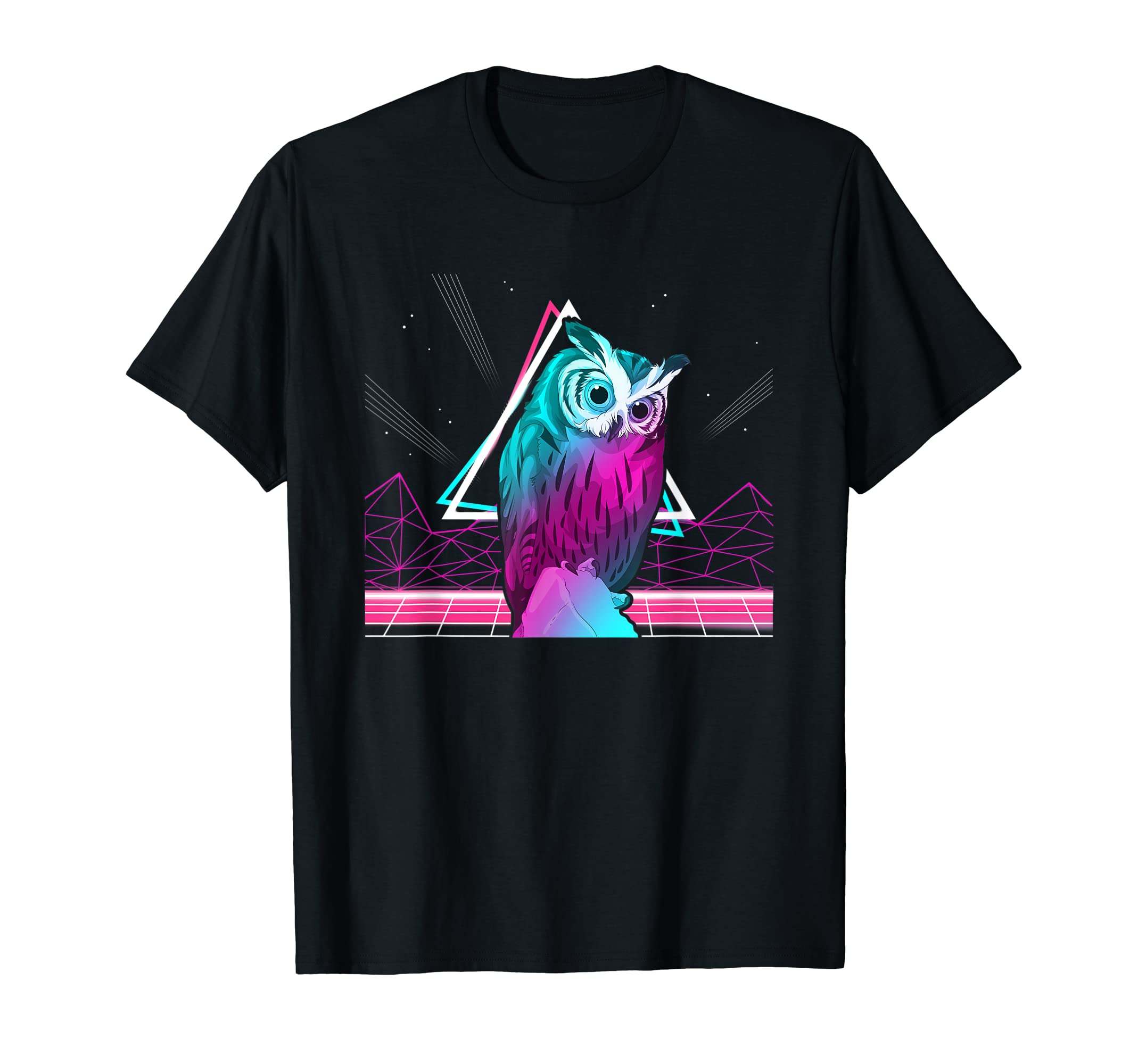Art 80S Vaporwave Art Animal T-Shirt - Fun Novelty Design for Adults - T-Shirt, Sweatshirt, Hoodie