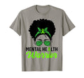 Messy Bun Hair Mental Health T-Shirt - Casual Everyday Wear for Adults - T-Shirt, Sweatshirt, Hoodie