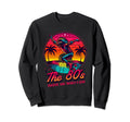 80S Roller Skater Artwork Sweatshirt - Casual Everyday Wear Men Women - T-Shirt, Sweatshirt, Hoodie