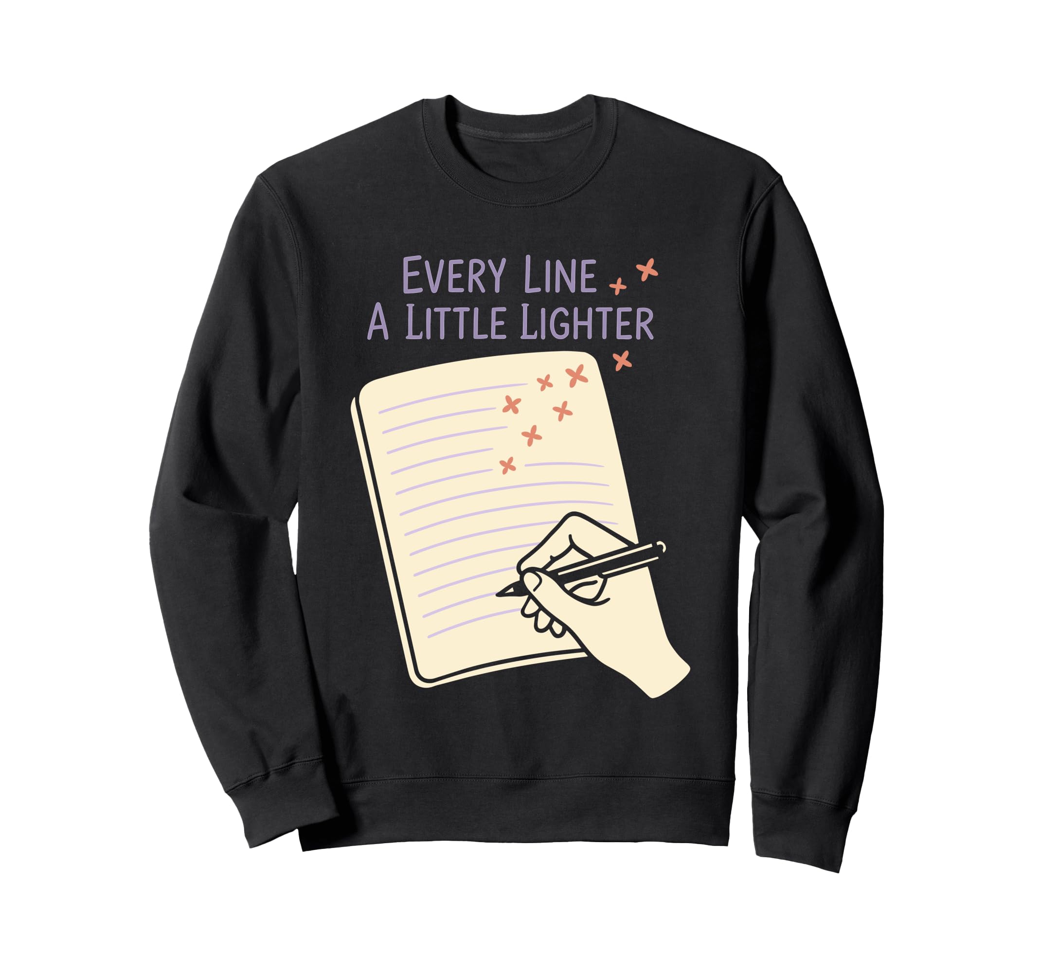 Mindfulness Journaling Self Care Sweatshirt - Streetwear Style Unisex - T-Shirt, Sweatshirt, Hoodie