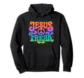 Faith Message Peace Symbol Hoodie - Casual Everyday Wear Men Women - T-Shirt, Sweatshirt, Hoodie