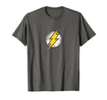 Flash Destroyed Logo T-Shirt - Graphic Print Men Women - T-Shirt, Sweatshirt, Hoodie